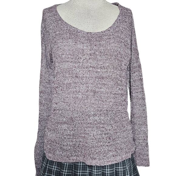 Burgendy Knit Sweater Size Small - Picture 1 of 4
